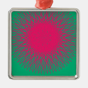 abstrakt silbernes ornament