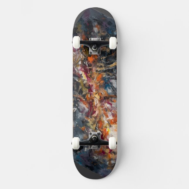 Abstrakt Skateboard (Vorderseite)