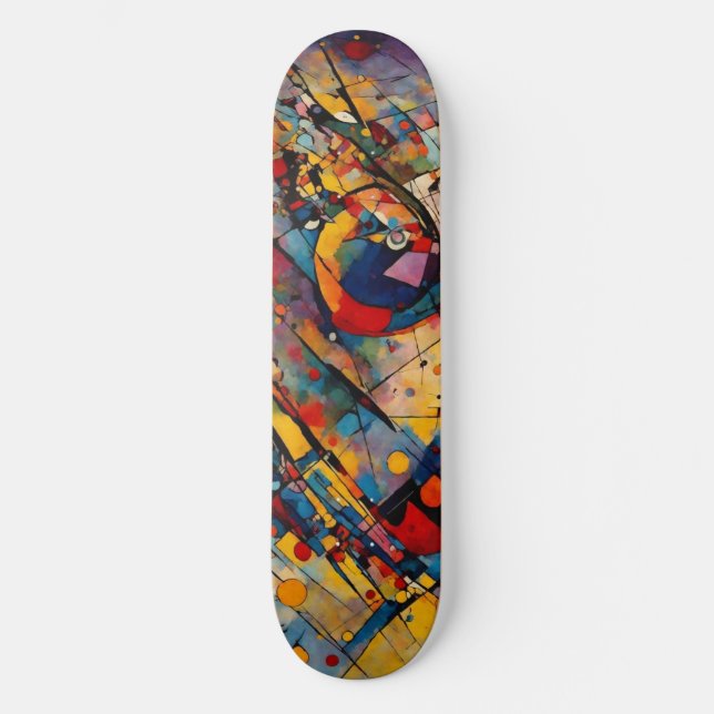 Abstrakt Skateboard (Vorderseite)