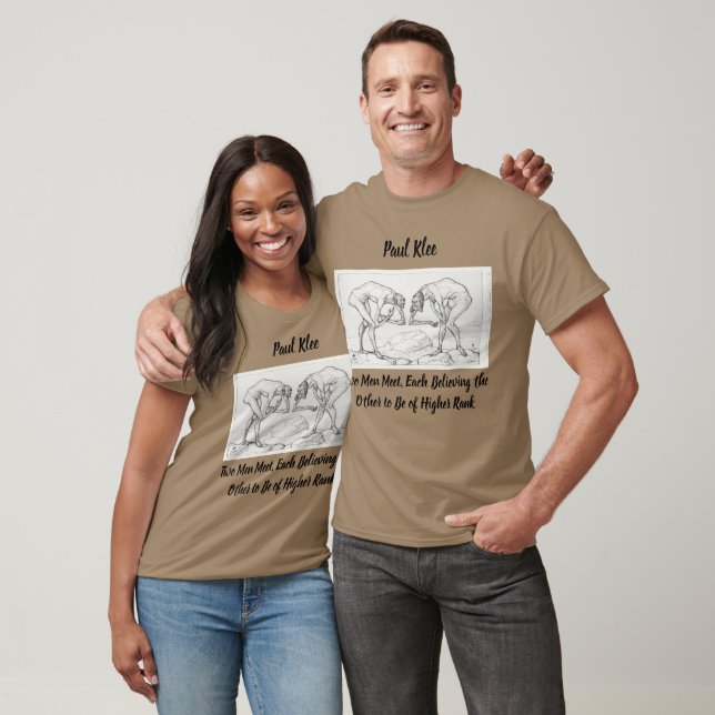 Abstrakt Sketch Paul Klee T-Shirt (Unisex)