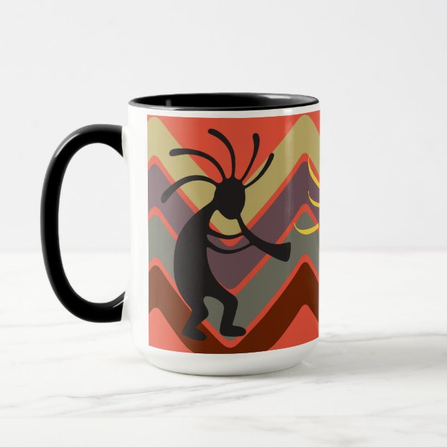 Abstrakt Southwest Kokopelli Tasse (Links)