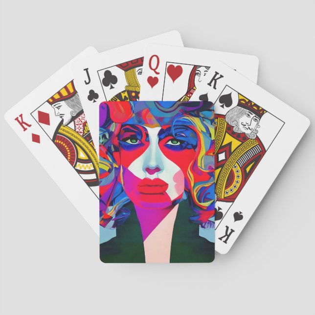 Abstrakt Spielkarten (Rückseite)