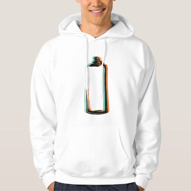 Abstrakt Spray Paint Cans Hoodie (Vorderseite)