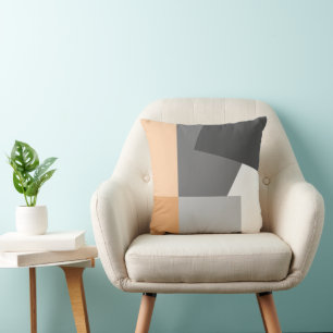 Abstrakt Squares Mod Op Fusion Art Muster Kissen