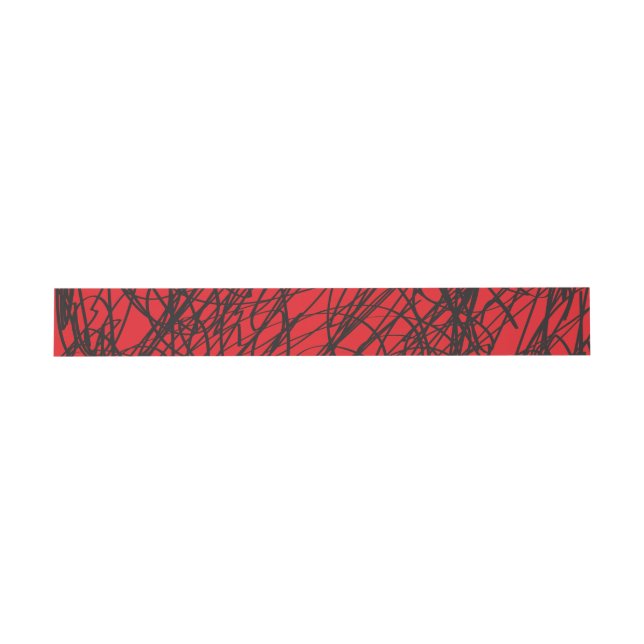Abstrakt Star Bat Bar Mitzvah Bly Band Wrap (Flach)