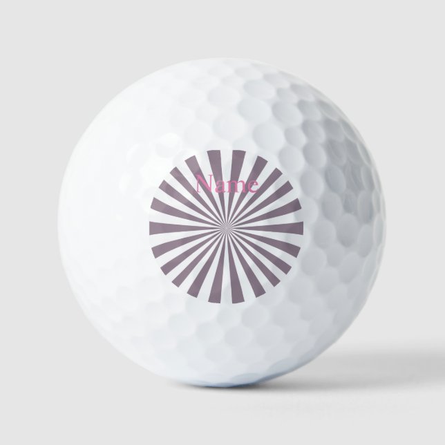 Abstrakt Sternexplosion Thunder_Cove Golfball (Vorderseite)