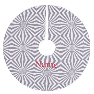 Abstrakt Sternexplosion Thunder_Cove Polyester Weihnachtsbaumdecke