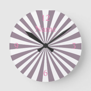 Abstrakt Sternexplosion Thunder_Cove Runde Wanduhr
