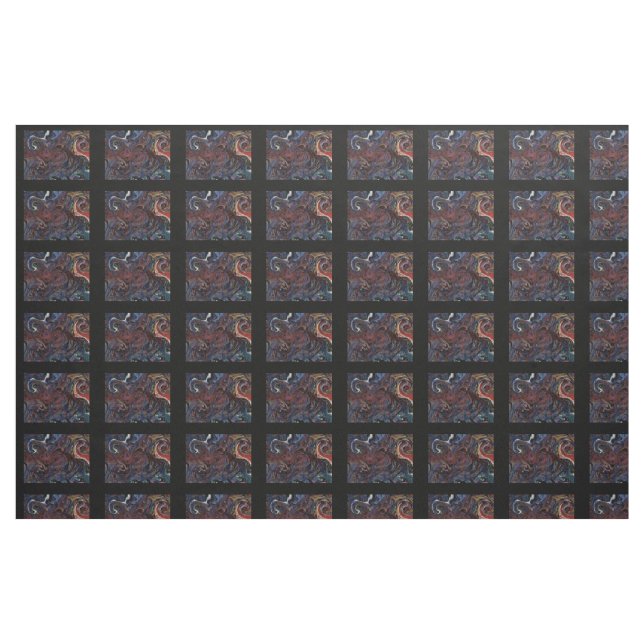 Abstrakt Stoff (Fat Quarter (45,7 x 55,9 cm))