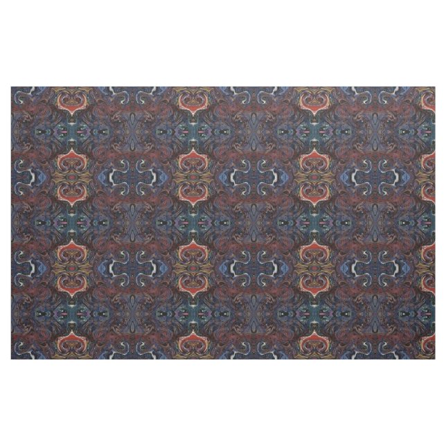 Abstrakt Stoff (Fat Quarter (45,7 x 55,9 cm))