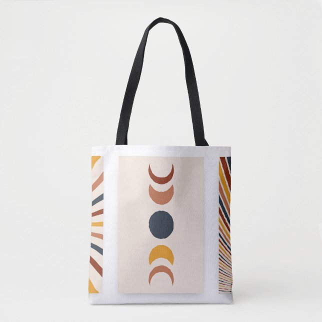Abstrakt Sun Moon Boho Posters (Vorderseite)