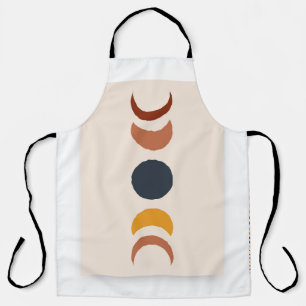 Abstrakt Sun Moon Boho Posters Schürze