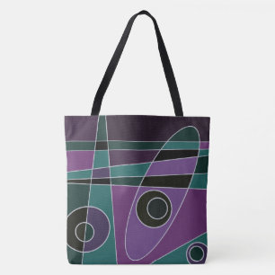 Abstrakt Surfen Aquamarin Lila