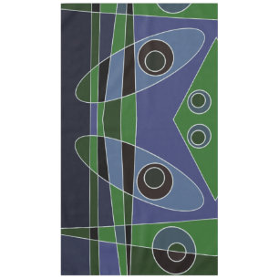 Abstrakt Surfen grün blau Tischdecke