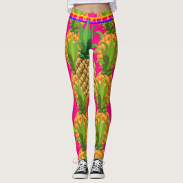 Abstrakt süß-rosa Liebe Leggings