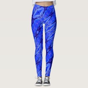 Abstrakt-Tech-Moderne Leggings