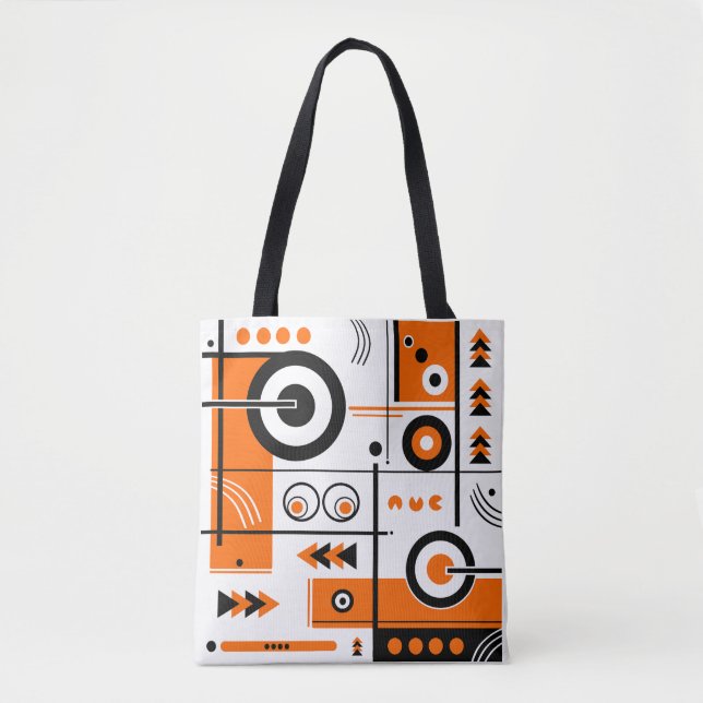 Abstrakt Tech Style Totbeutel (Vorderseite)