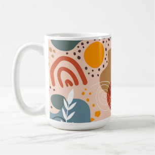 Abstrakt Teracotta Kaffeetasse