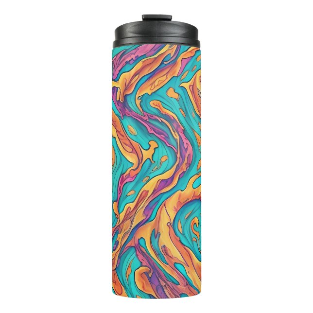 Abstrakt Thermosbecher (Vorderseite)