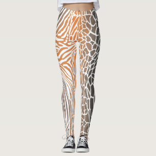 abstrakt, Tier, Hintergrund, Tarnung, Giraffe, Leggings