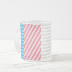 Abstrakt Transgender Pride Flag Mattglastasse