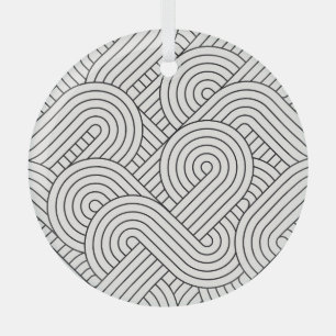 Abstrakt trendy: Farbige Kreise Nahtlos Ornament Aus Glas
