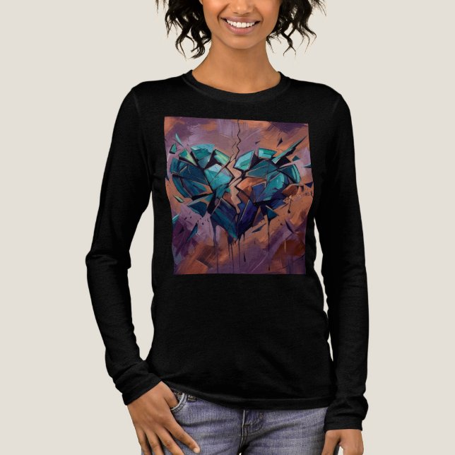 Abstrakt  Tri-Blend shirt (Vorderseite)