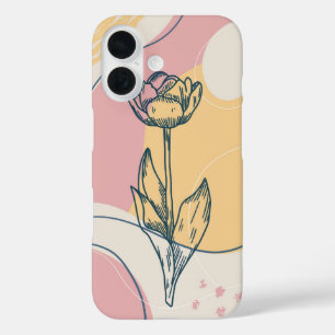 Abstrakt Tulip iPhone 16 Hülle