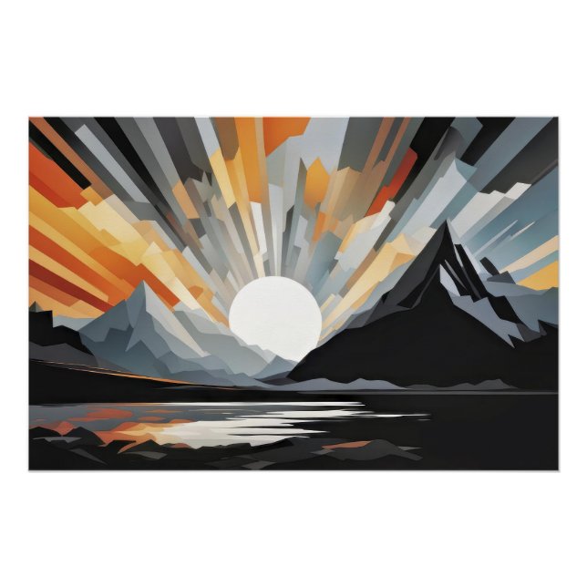 Abstrakt Twilight Poster (Vorderseite)