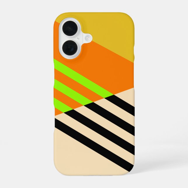 Abstrakt und bunt iPhone 16 hülle (Rückseite)