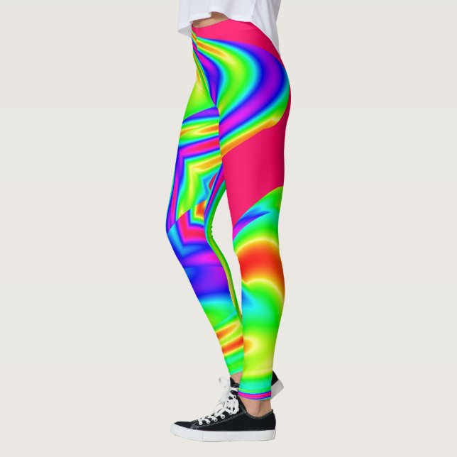 Abstrakt und farblich leggings (Links)