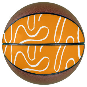 Abstrakt Vibes Pattern Basketball