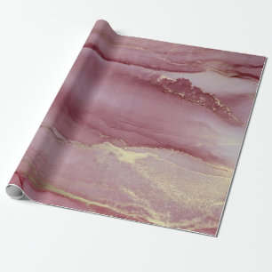 Abstrakt Viva Magenta Geschenkpapier