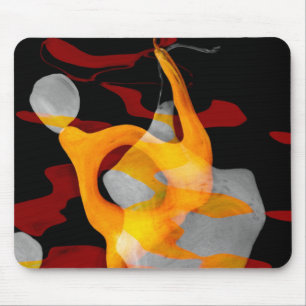 Abstrakt von Birne Mousepad