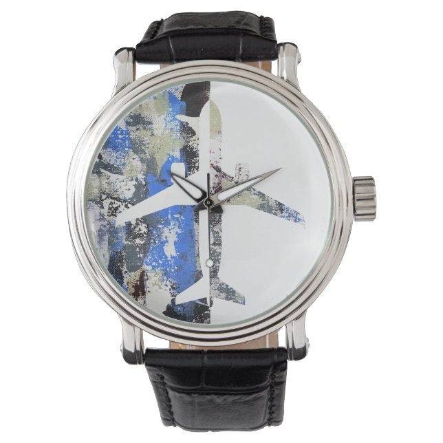 Abstrakt von Michael Moffa Armbanduhr (Vorderseite)