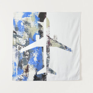 Abstrakt von Michael Moffa Wandteppich