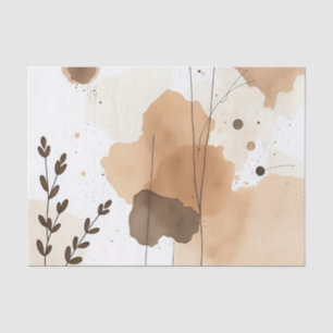 Abstrakt warme Minimalistische Schichten Seidenpapier