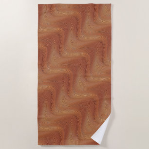 Abstrakt Wave Art Beach Handtuch