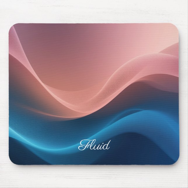Abstrakt Wave Gradient Mousepad (Vorne)