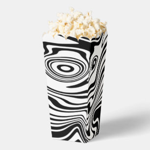 Abstrakt Waves Popcorn Box - Farbe auswählen Geschenkschachtel