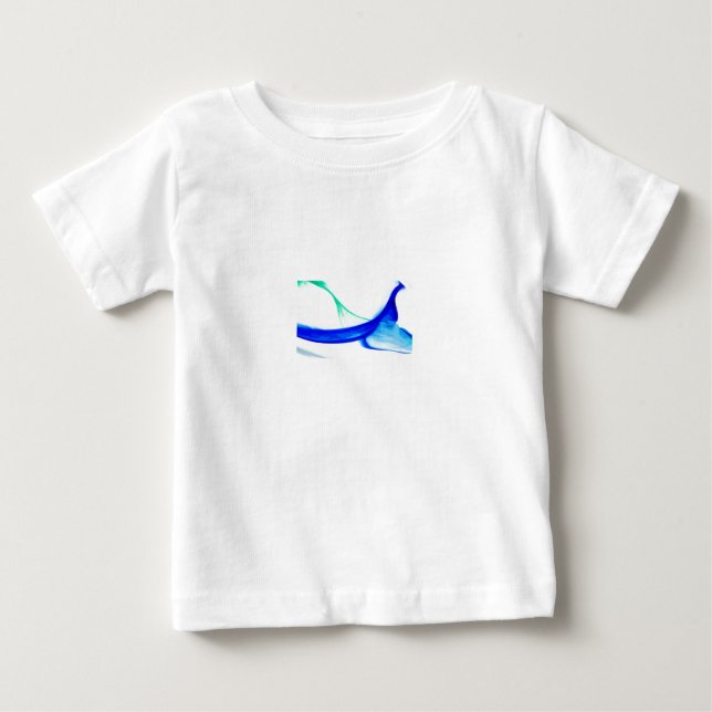 Abstrakt Waves Shirt Kleinkind (Vorderseite)