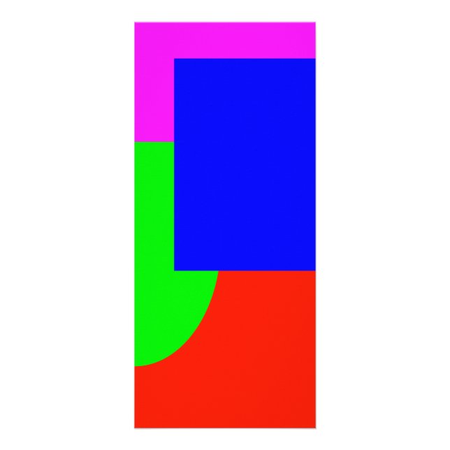 Abstrakt Werbekarte (Vorne)