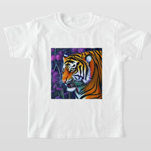 Abstrakt Wild Majestic Predator Tiger T-Shirt