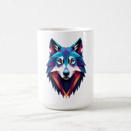 Abstrakt Wolf Kaffeetasse