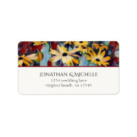Abstrakt Yellow Daisy Blume Blumenadresse