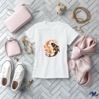 Abstrakt Yin Yang Koi Fish Art Design
