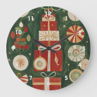 Abstrakt Yuletide Tapestry