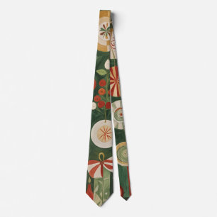 Abstrakt Yuletide Tapestry Krawatte
