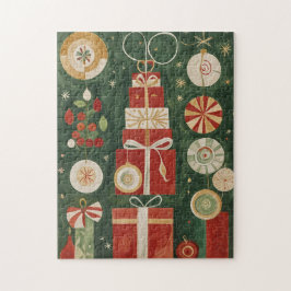Abstrakt Yuletide Tapestry Puzzle
