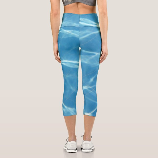 Abstrakt | Zazzle_Growshop. Capri Leggings (Rückseite)